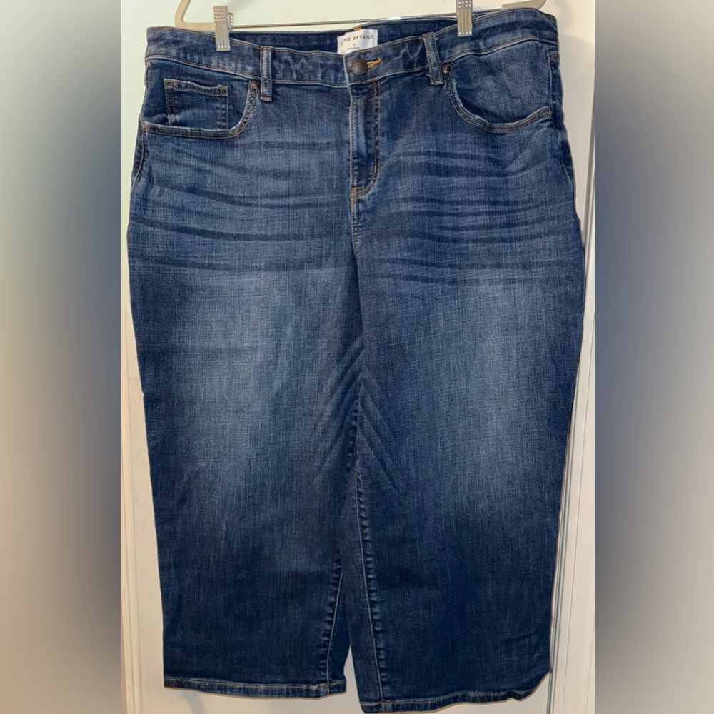 Lane Bryant Dark Blue Cropped Jeans